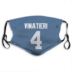 Adam Vinatieri Indianapolis Colts Royal Jersey Name & Number Face Mask With PM2.5 Filter