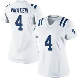 Nike Adam Vinatieri Indianapolis Colts Women's Game White Jersey