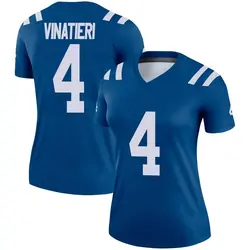 Nike Adam Vinatieri Indianapolis Colts Women's Legend Royal Jersey