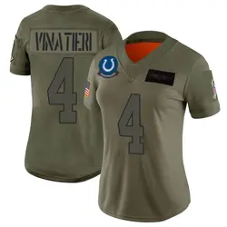 Nike Adam Vinatieri Indianapolis Colts Women's Limited Camo 2019 Salute to Service Jersey