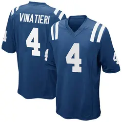 Nike Adam Vinatieri Indianapolis Colts Youth Game Royal Blue Team Color Jersey