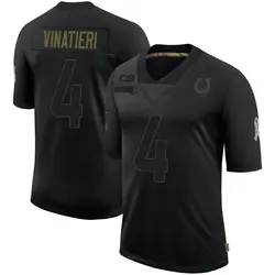 Nike Adam Vinatieri Indianapolis Colts Youth Limited Black 2020 Salute To Service Jersey