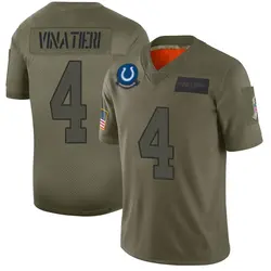 Nike Adam Vinatieri Indianapolis Colts Youth Limited Camo 2019 Salute to Service Jersey