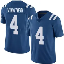 Nike Adam Vinatieri Indianapolis Colts Youth Limited Royal Team Color Vapor Untouchable Jersey